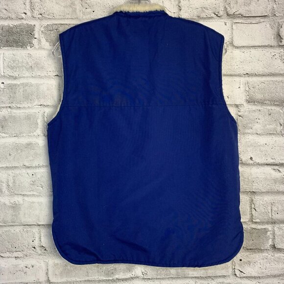 Vintage 80s 90s Sherpa Lined Vest - Picture 5 of 10